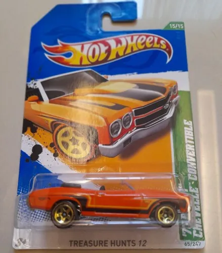 Hot Wheels 70 Chevy Chevelle convertible 2012