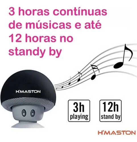 Caixinha Som Bluetooth H´Maston - Produto Novo!