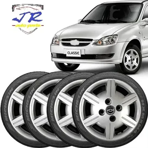 Jogo de Calota Chevrolet Corsa Classic 2012 2013 2014 2015