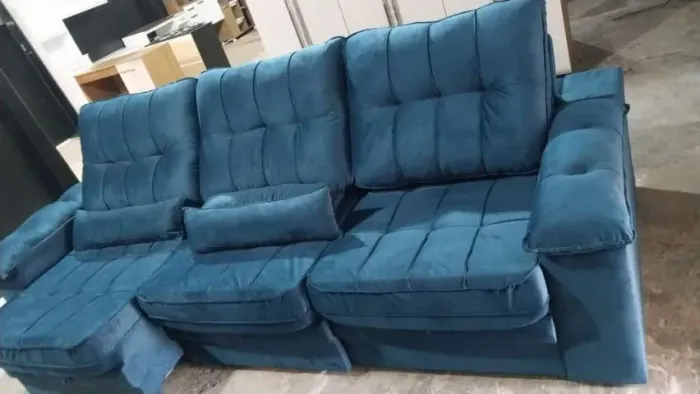 Sofá Retratil A Partir R$1548,90 Luxo Quartzo Com Assento Mola Entrega em 24H Paga na Entr