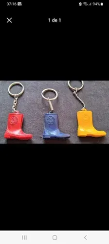 Antigas Botas Vulcabras em forma de Chaveiros 
