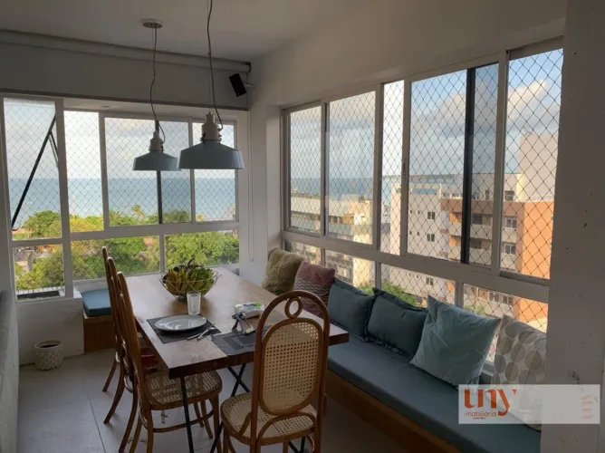 Apartamento com 2 quartos todo reformado com vista para o mar e próximo da praia em Tamba