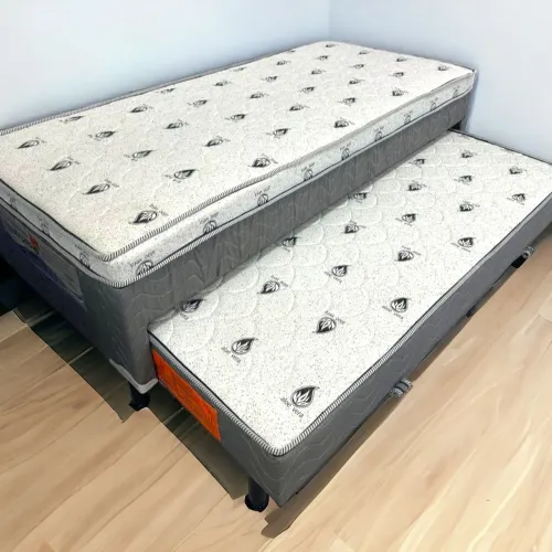 Bicama solteiro de molas ensacadas individualmente 