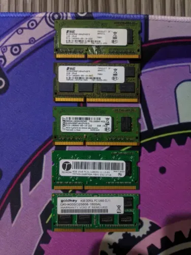 Memória RAM para notebook 2gb, 4gb