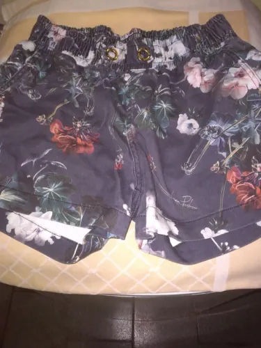 Shorts de tecido estampado  Lança Perfume