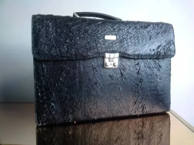 Maleta p/Executivo couro de Tilápia