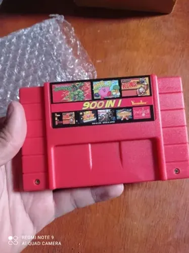 Fita cartucho super Nintendo 900 Jogos Em Um Só Cartucho-Produto novo lacrado