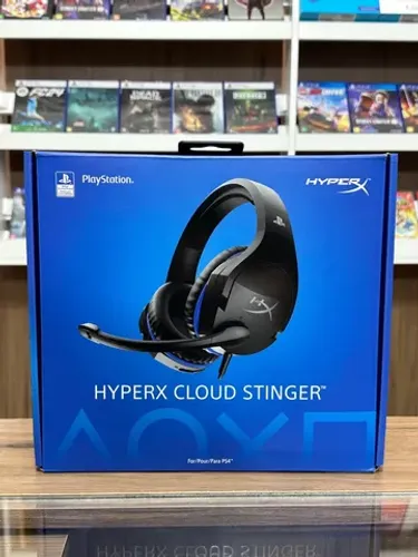 Headset Gamer Hyperx Cloud Stinger HX-HSCSS-BK/AM Preto Loja Fisica