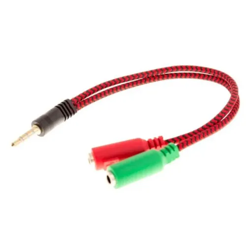 Cabo Adaptador de Áudio P3 para 2 P2 Fêmea - WZetta