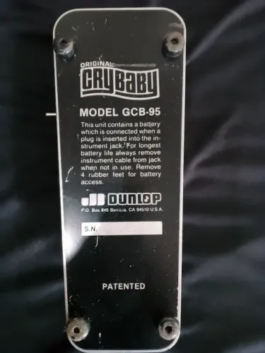 Pedal de Guitarra Dunlop Cry Baby GCB-95 Original