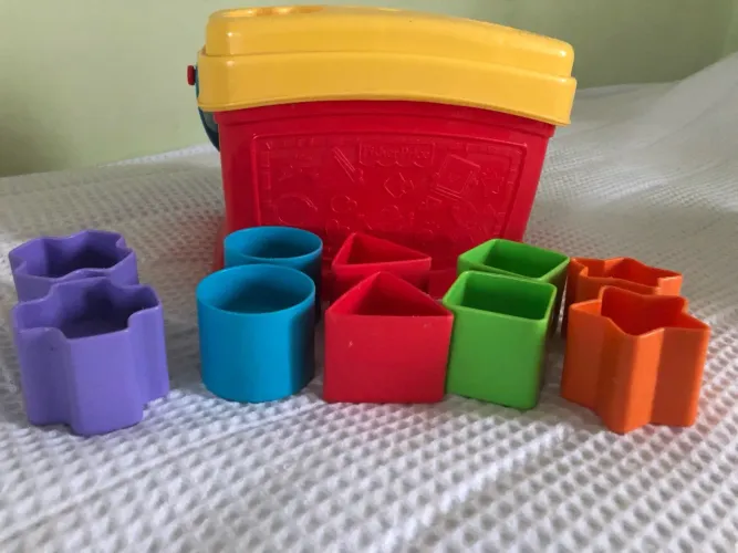 Brinquedo Fisher-Price - Caixa de blocos