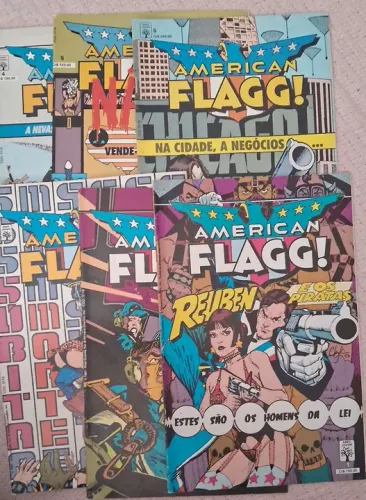 American Flagg ed Abril 6 edições completas