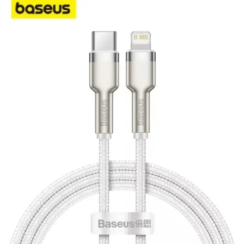 Cabo USB Baseus tipo C para Ligthning iPhone 1M