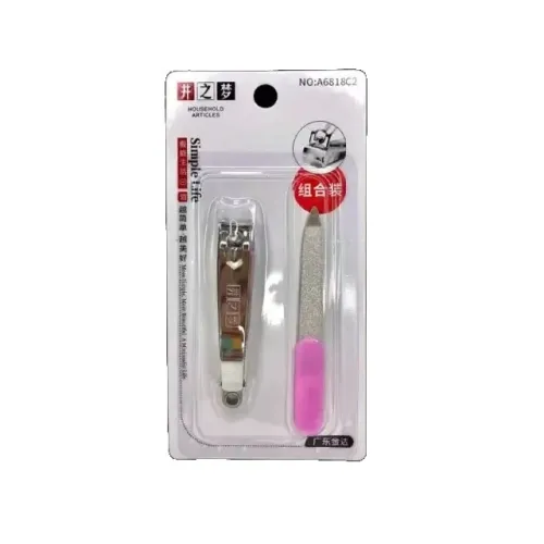 Cortador De Unha Aço Inox com lixa de unhas Nail Clippers