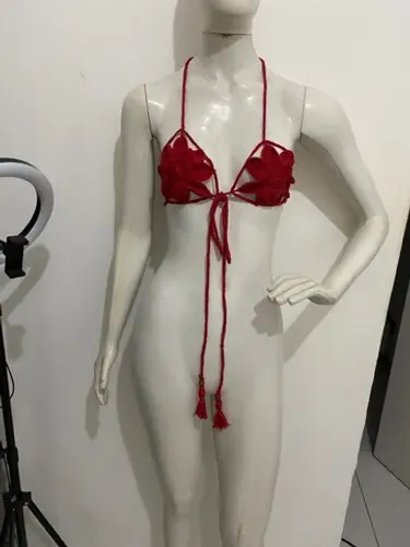 Biquíni de crochê 