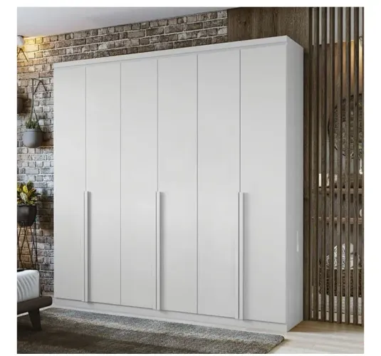 Guarda roupa 6 PORTAS branco 
