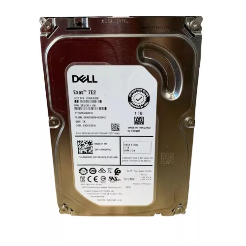 HD Interno Dell Seagate Exos 7E2 - 1TB, 7200 RPM, 128MB Cache, SATA 6Gb/s