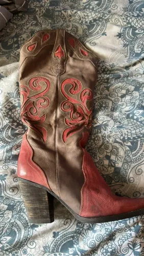 Bota em couro 
