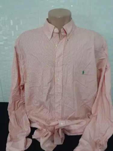 Camisa manga longa para homens grandes Ralph Lauren original