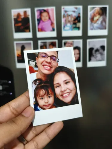 9 Imãs De Geladeira Com Fotos Polaroids 