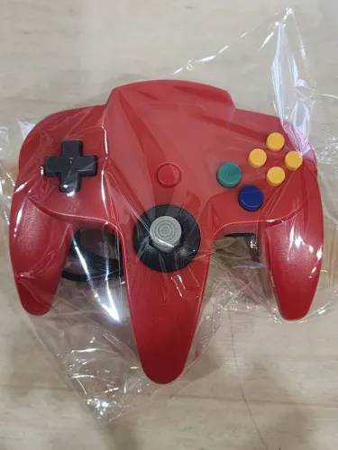 Controle Nintendo 64 Vermelho paralelo