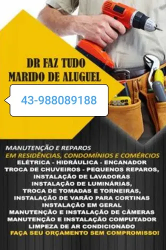 Marido de aluguel montador de móveis 