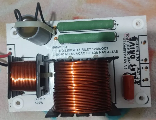 Placa drive de frequência 2x 500 rms