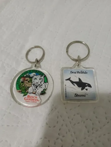 Dupla de chaveiros vintage Orlando