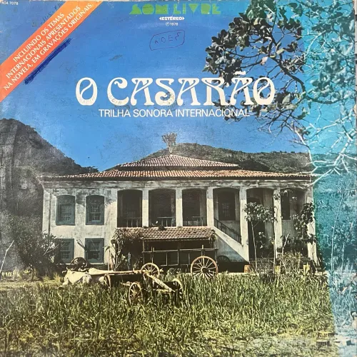 LP disco de vinil novela O Casarão trilha sonora internacional