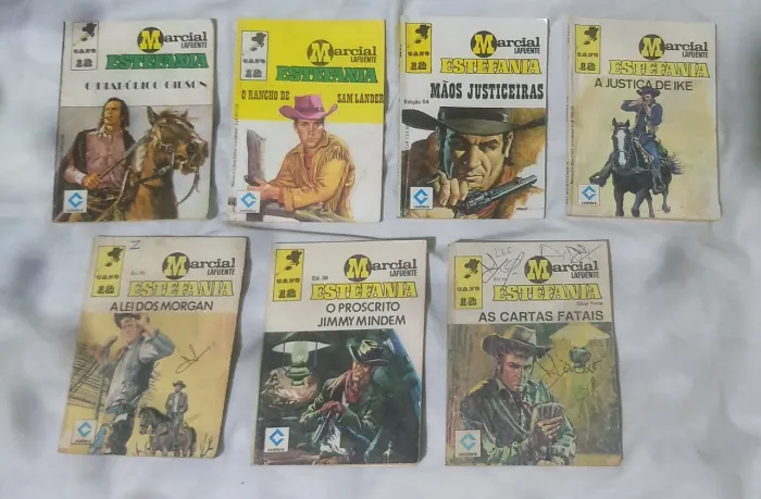 ESTEFANIA lote 7 livros série cano 12 com n 1 cedibra