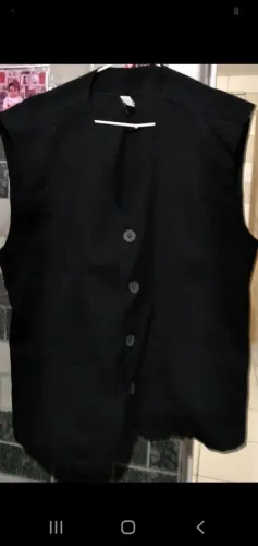 Colete preto clássico