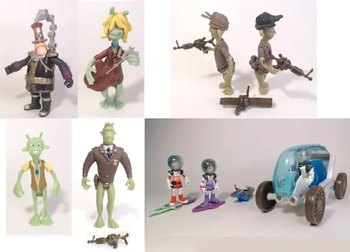 De R$ 47 a R$ 177 - Ben 10 - Planeta 51 - Miles From Tomorrowland - Scooby-Doo