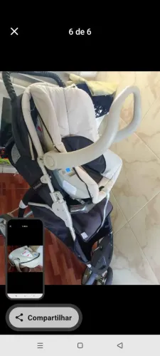 VENDO CARRINHO DE BEBÊ GALZERANO +BEBÊ CONFORTO
