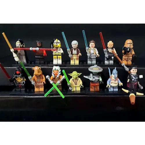 10 miniaturas Star Wars - blocos de montar estilo lego