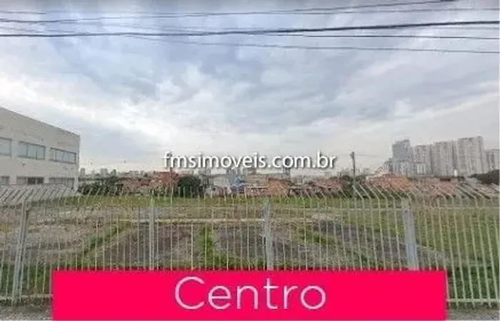 Terreno Comercial de 2.101m² para Locação no Centro de São Bernardo do Campo-SP