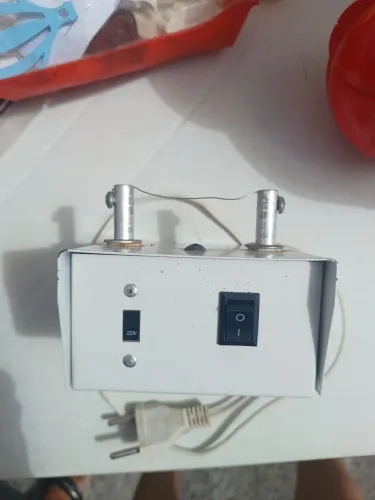 Máquina de Cortar e selar fita de cetim e kit decoração 