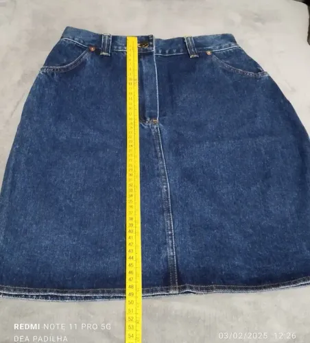 Saia Jeans Midi Vintage - Lee