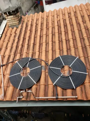 Tubulação sistema aquecimento solar 