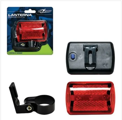 Lanterna Traseira para Bicicleta - Led luz de segurança para Bicicleta