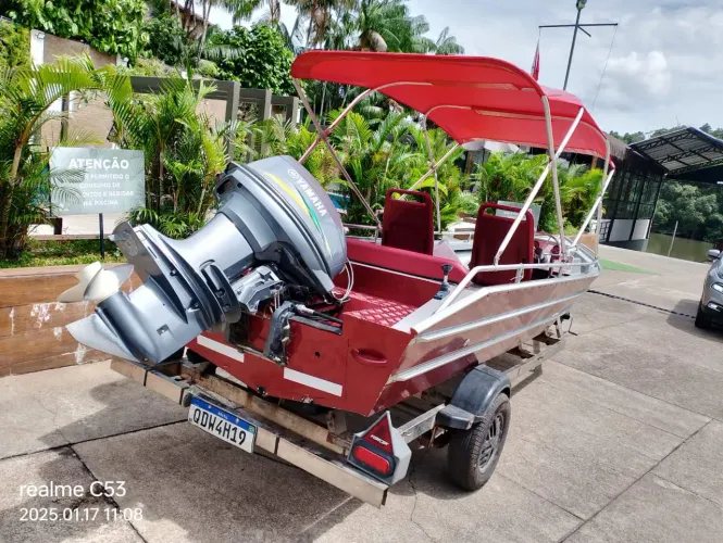 Lancha motor dois tempos 40 hp