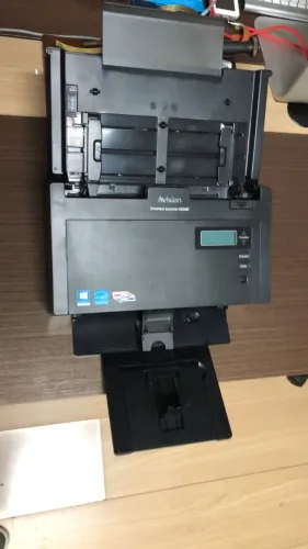 Scanner Duplex, 70ppm / 140ipm - 10 mil dia - Avision AD260 Frente e Verso - Completo