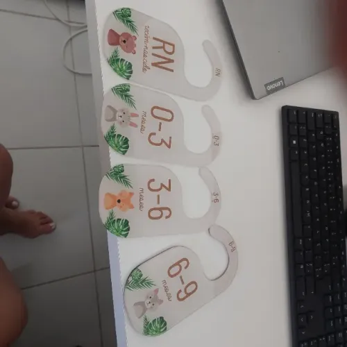 Divisória armário de bebê safario 
