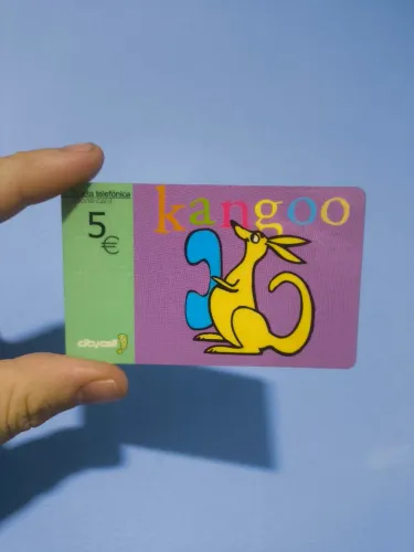 Cartão telefônico Kanguru Kangoo Espanha