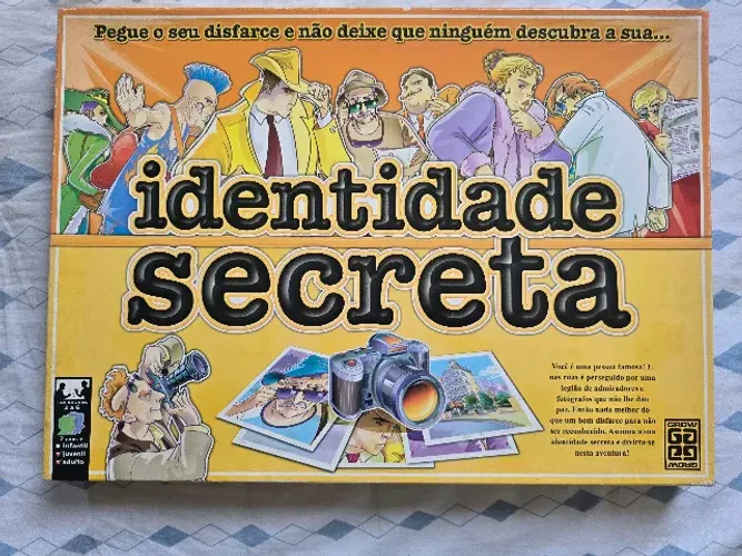 Identidade Secreta - Jogo de Tabuleiro - Completo