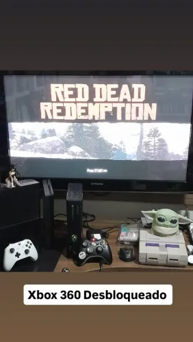 Xbox 360 desb, com 40 jogos