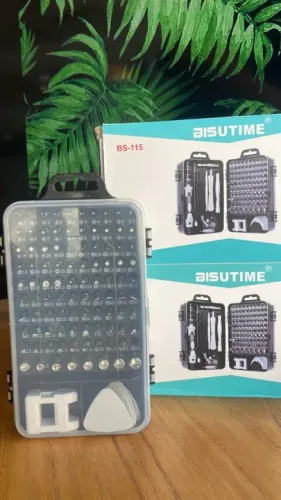 Kit Ferramentas 115 Chaves Precisão Para Manutenção de Celular Notebook Tablet