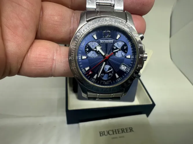 Relógio Bucherer Split Time Chronograph Ref 251.742. Com caixa e documentos etc...