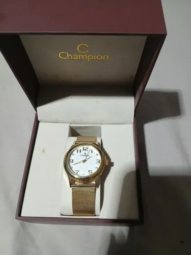 Relógio Champion Feminino Dourado CN29007W
