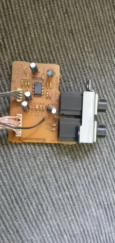 Placa entrada microfone e fone