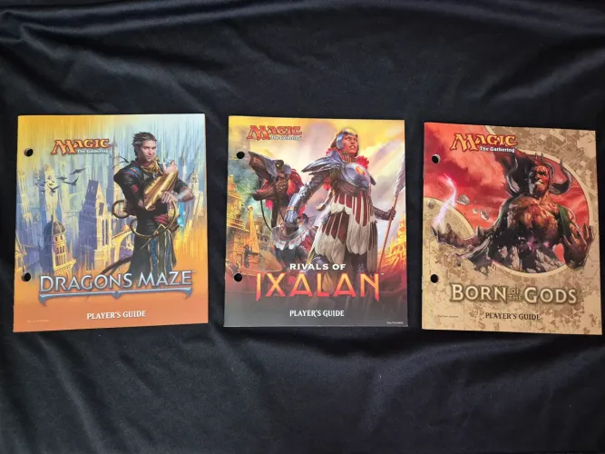 MtG Magic Player's Guide Livretos Born of Gods, Dragons Maze e Rivals of Ixalan